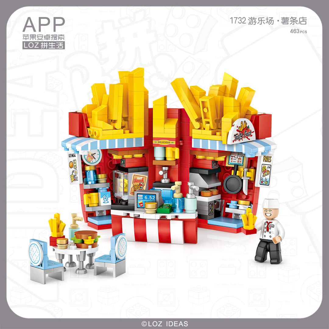 Theme Park Chips Shop (Set 1732) - heydaystoys