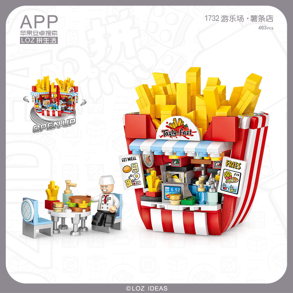 Theme Park Chips Shop (Set 1732) - heydaystoys