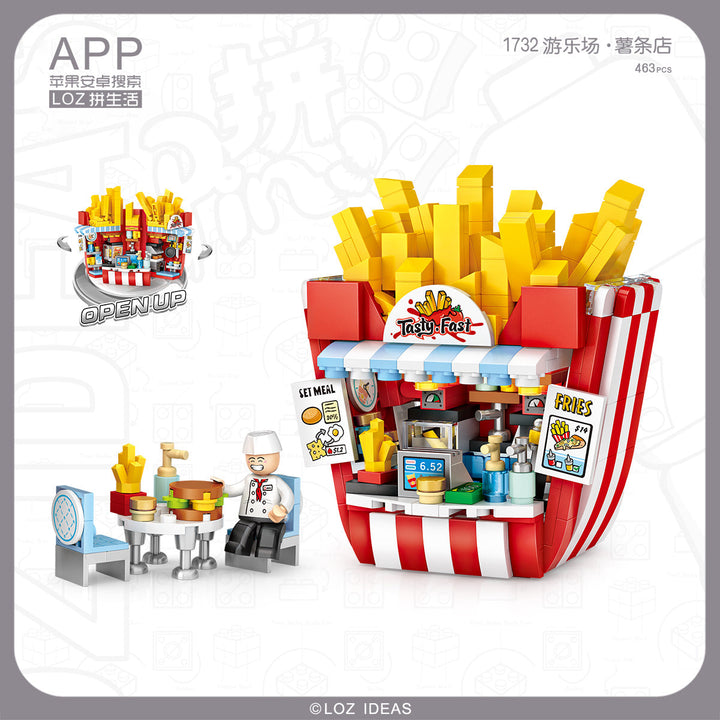 Theme Park Chips Shop (Set 1732) - heydaystoys