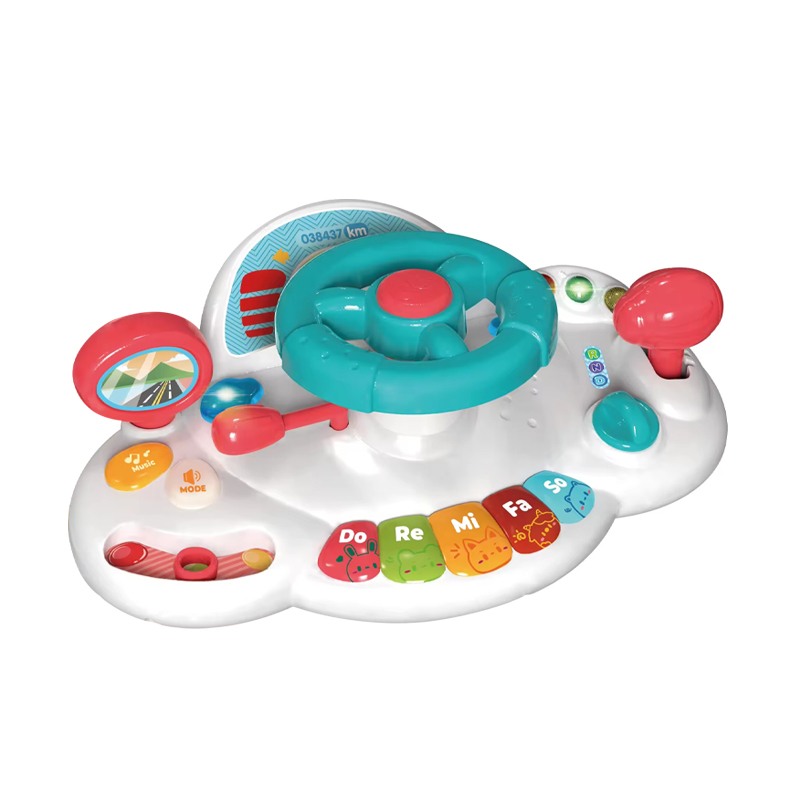 Kids Music Steering Wheel & Mini Piano (Set K102)