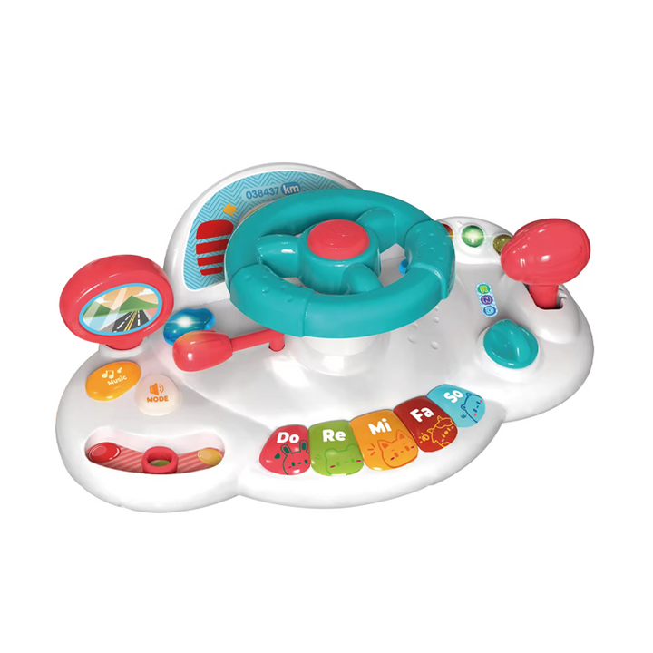 Kids Music Steering Wheel & Mini Piano (Set K102)