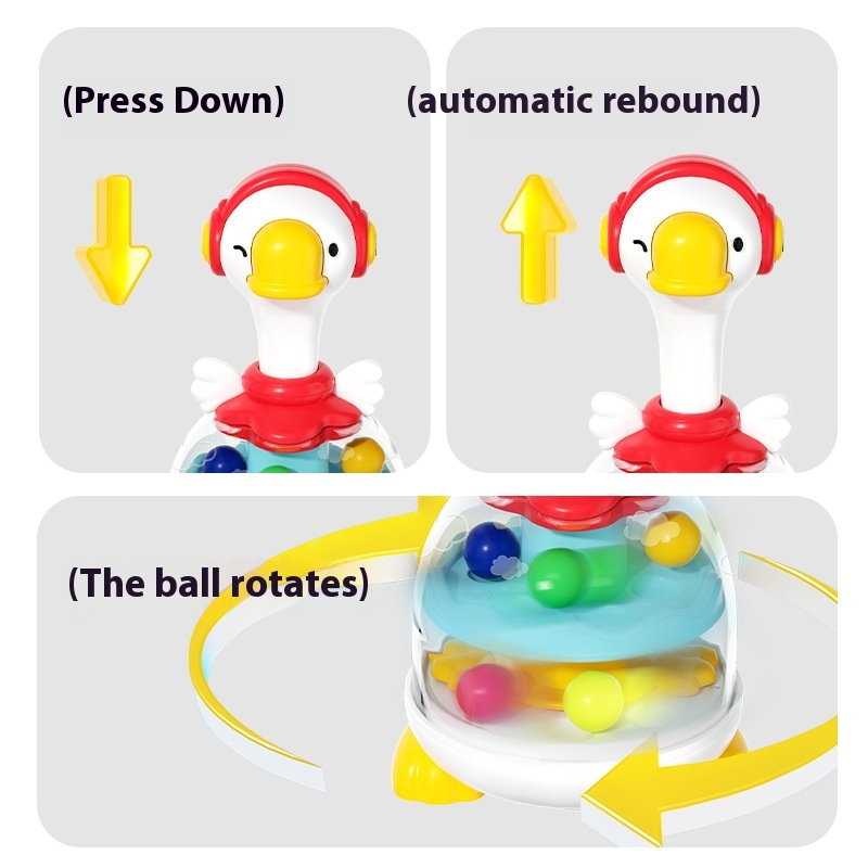 Spinning Goose Press Toy (Set K104)