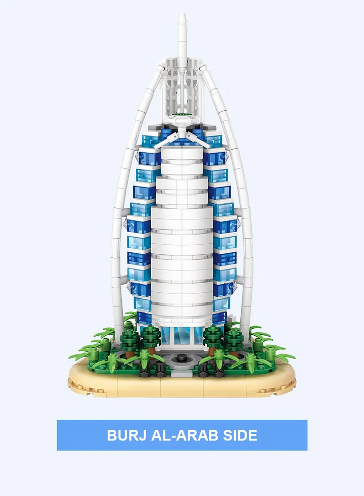 Loz Burj Al Arab Mini Architecture Building Kit (Set 1029)