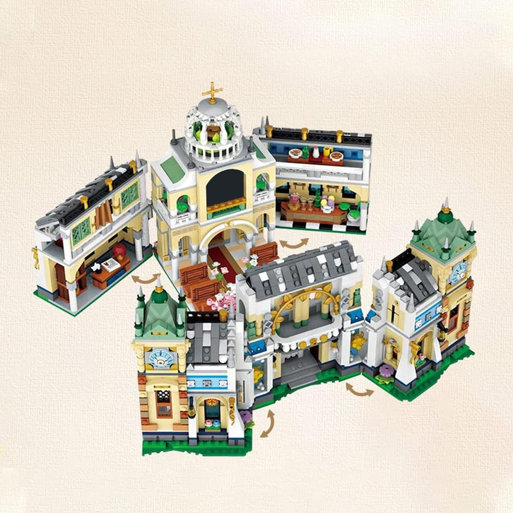 LOZ Mini Blocks Wedding Chapel Building Kit (Set 1035)