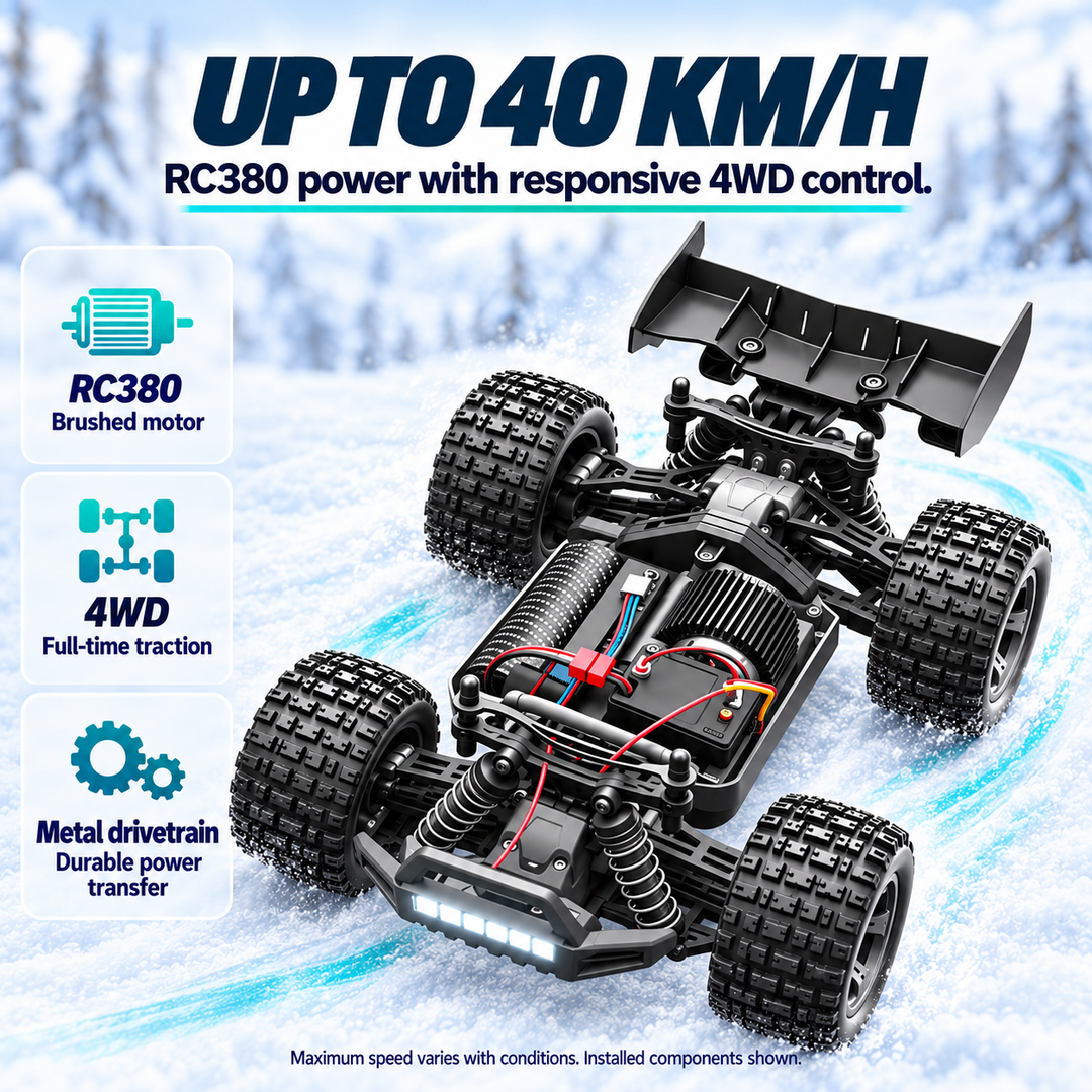 1:16 4WD High Speed RC Car 40KM/H Remote Control Off Road Truck (Set 18101)