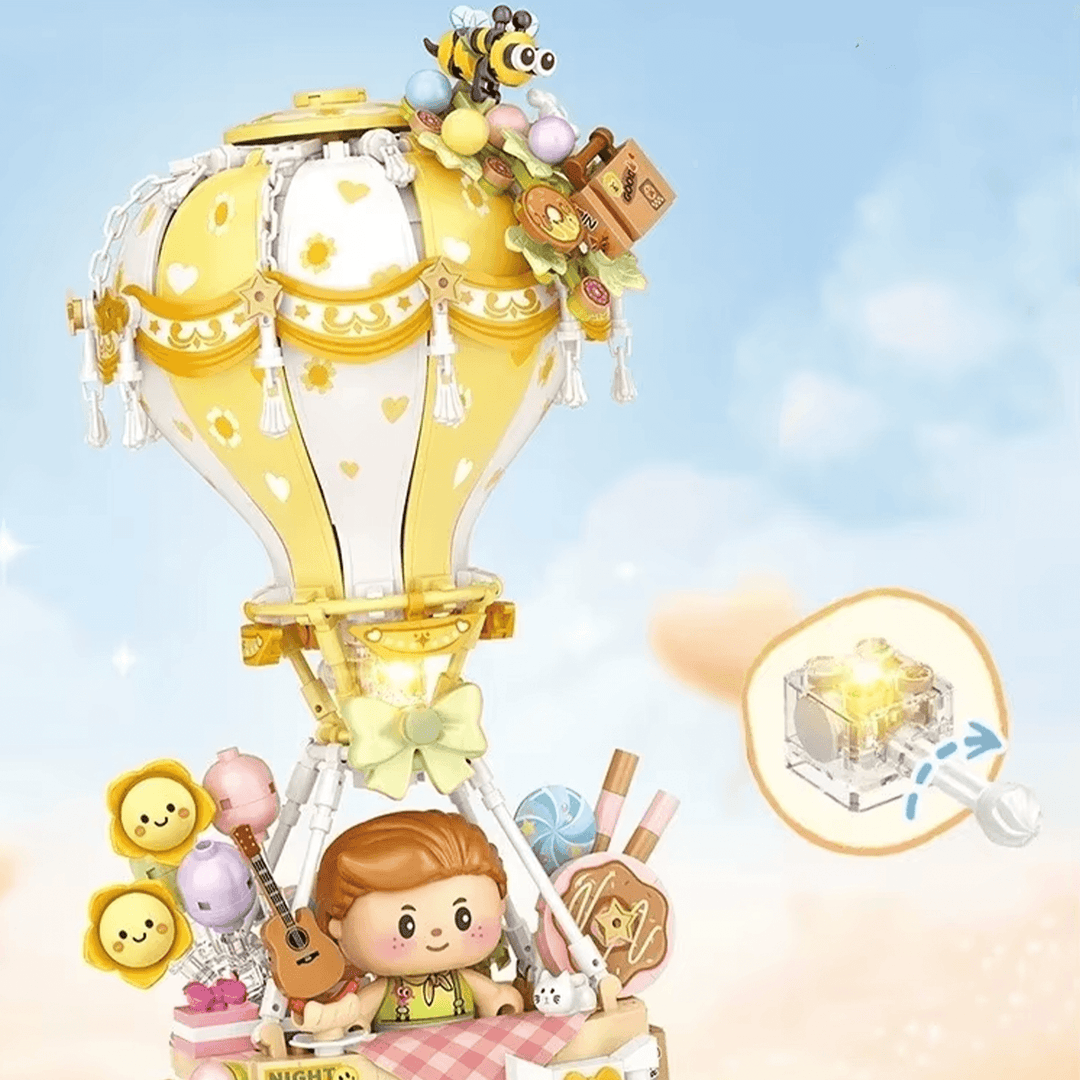 Hot Air Balloon Music Box(Set 4113)