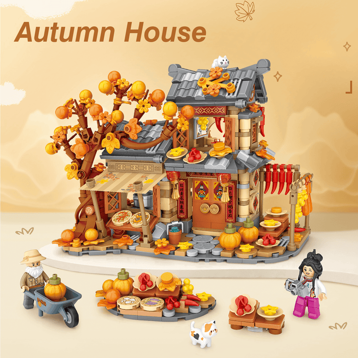 Autumn sun cabin(Set 1379)