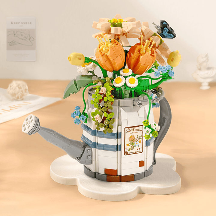 Watering Can with Flower(Set 1936)