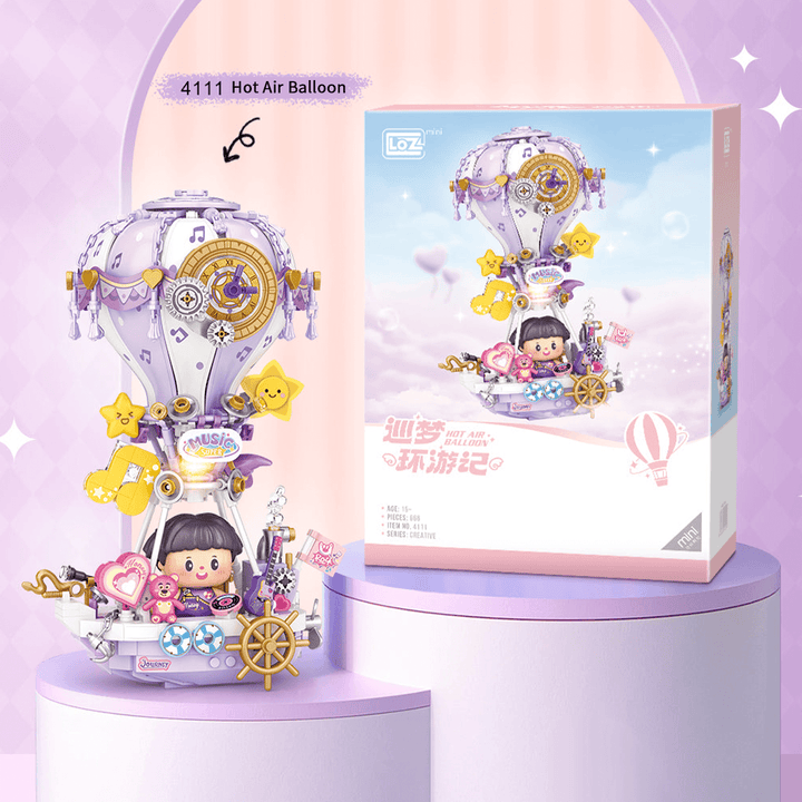 Hot Air Balloon Music Box(Set 4111)