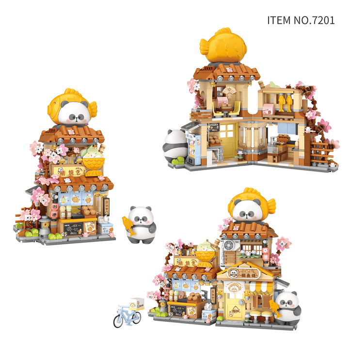 Coconut x Mr.PA Taiyaki Panda Shop(Set 7201)