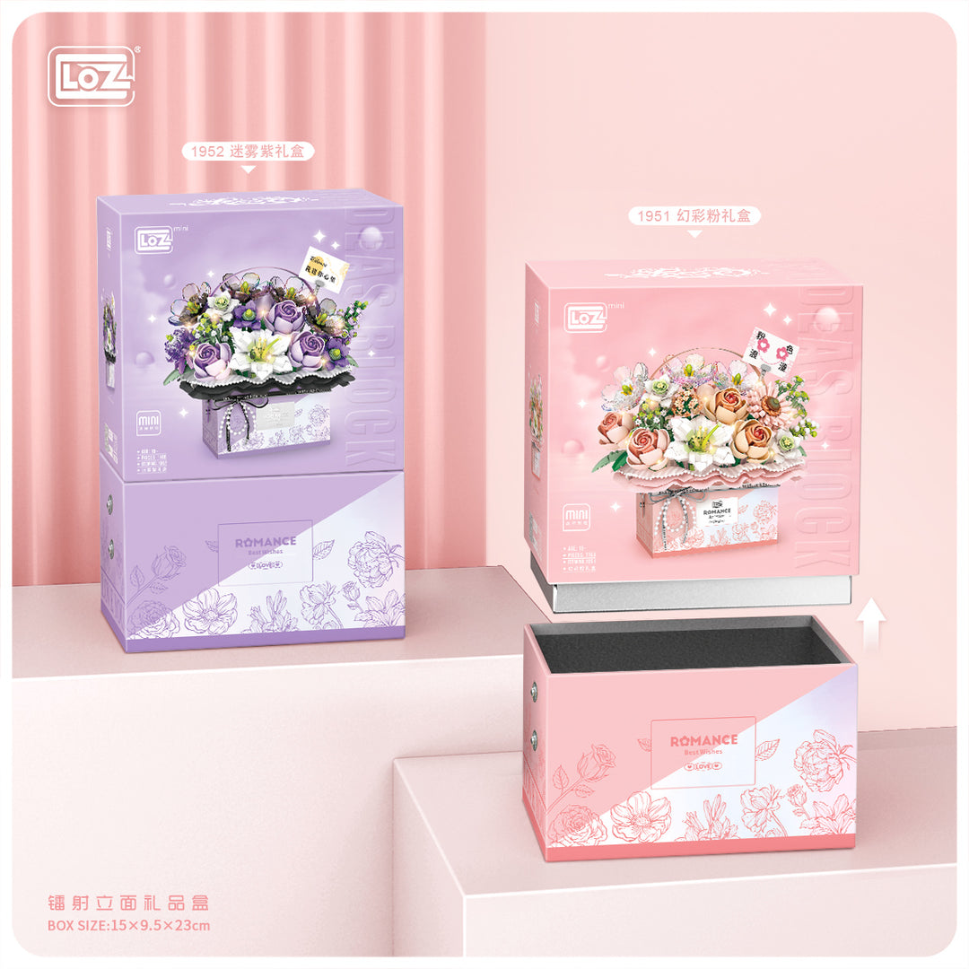 Flower Gift Box Purple (Set 1952)