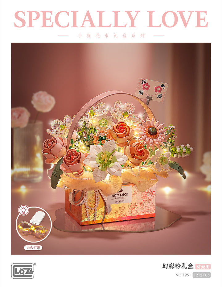 Flower Gift Box Pink (Set 1951)