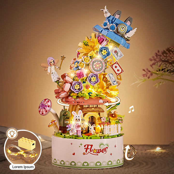 Flower Tower Music Box with Light (Set 1954)