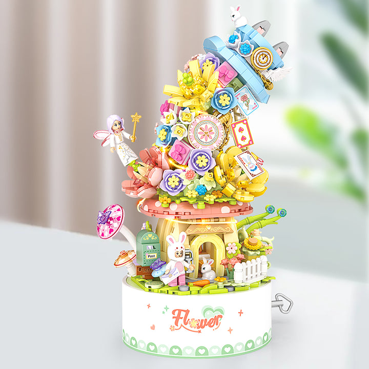 Flower Tower Music Box with Light (Set 1954)
