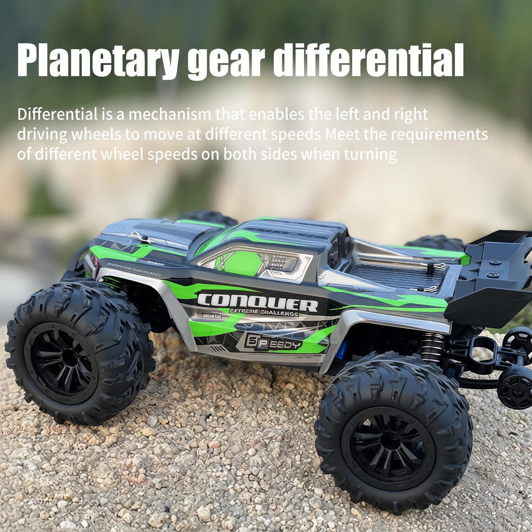 1:16 Scale 40KM/H Waterproof Offroad All Terrains RC Monster Truck (Set 16102)