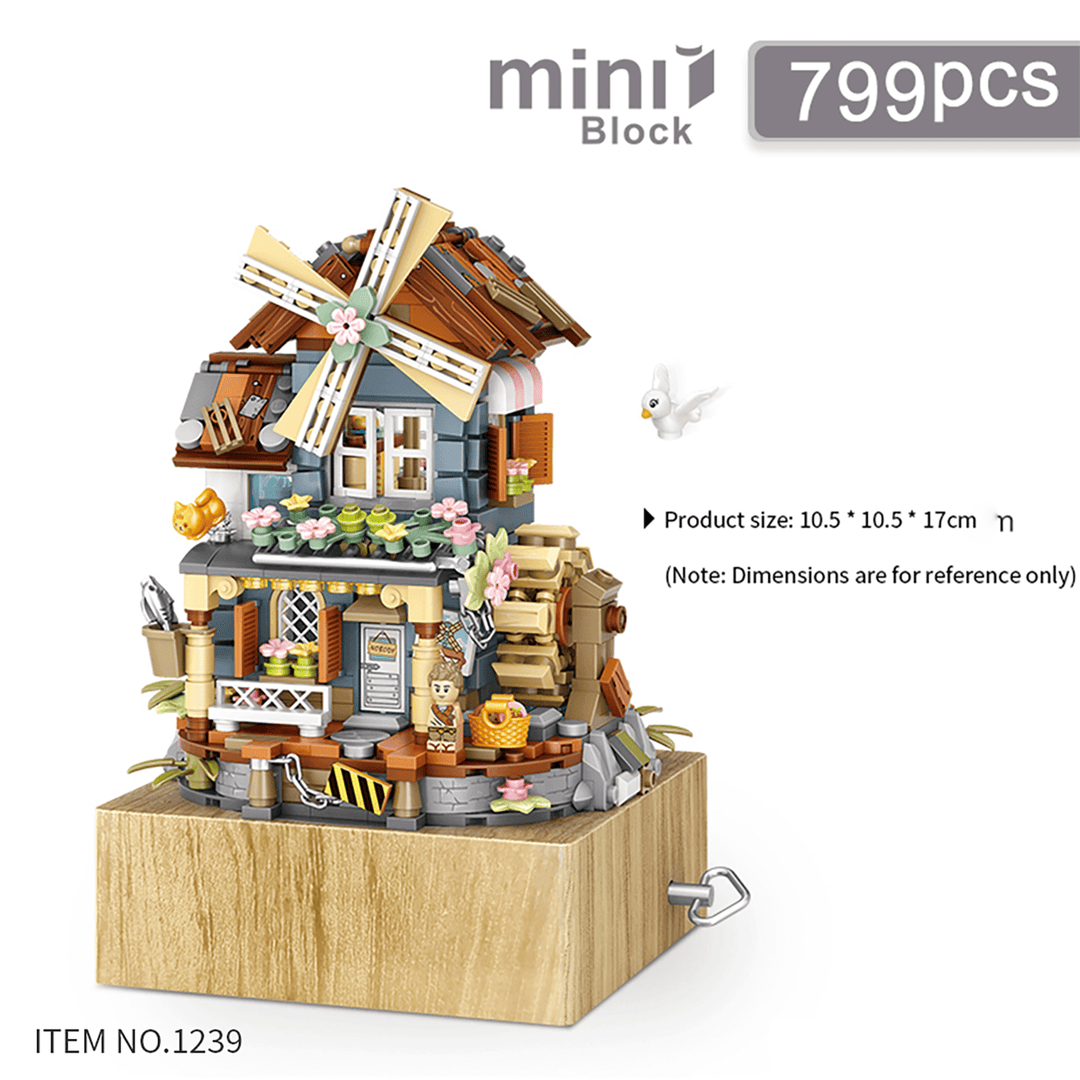 Windmill Music Box (Set 1239)