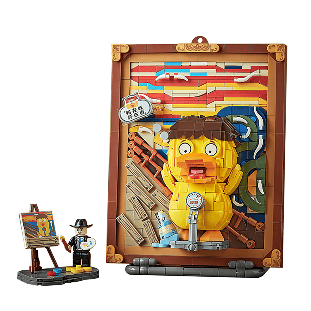 Whooping Duck-3D painting (Set 1288)