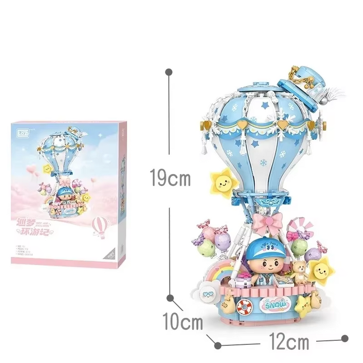 Hot Air Balloon Music Box(Set 4112)