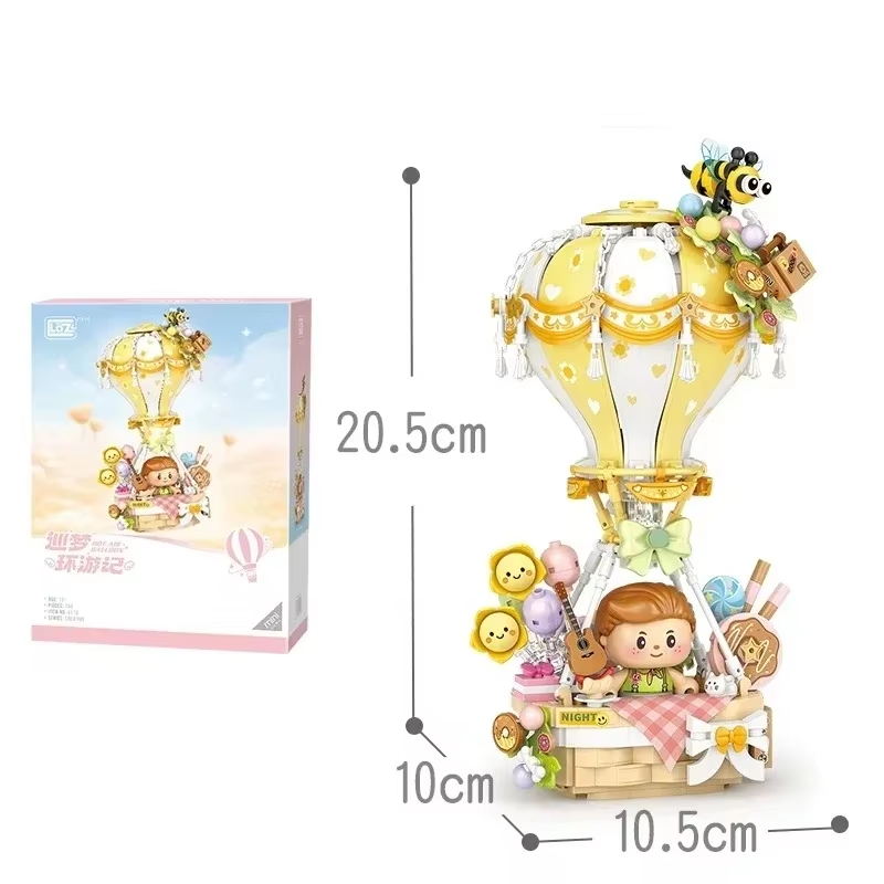 Hot Air Balloon Music Box(Set 4113)