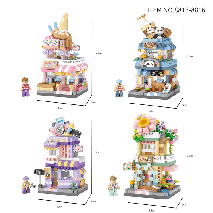 Mirco Blocks Mini Street (Set 8813-8816)