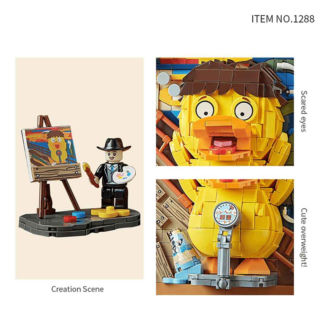 Whooping Duck-3D painting (Set 1288)