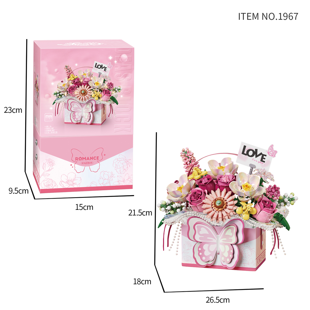 LOZ Butterfly Bouquet Gift Box (Set 1967-1968)