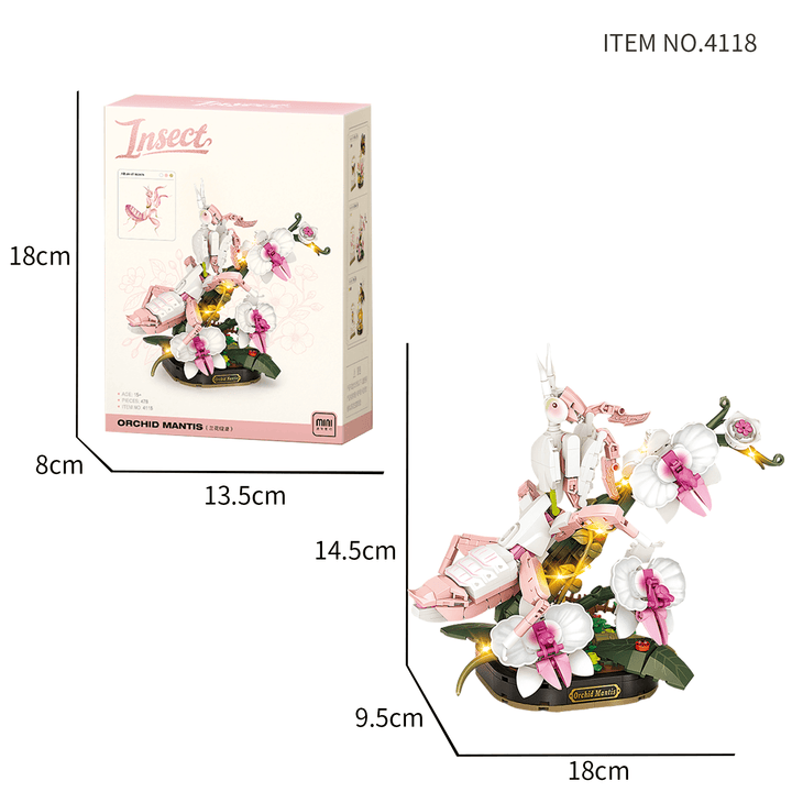 Orchid Mantis Botanical Building Kit (Set 4118)