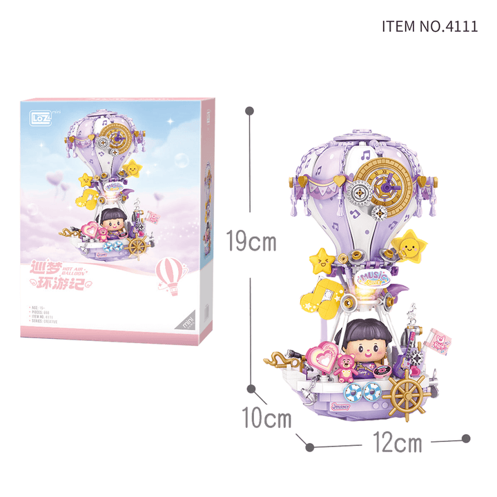 Hot Air Balloon Music Box(Set 4111)