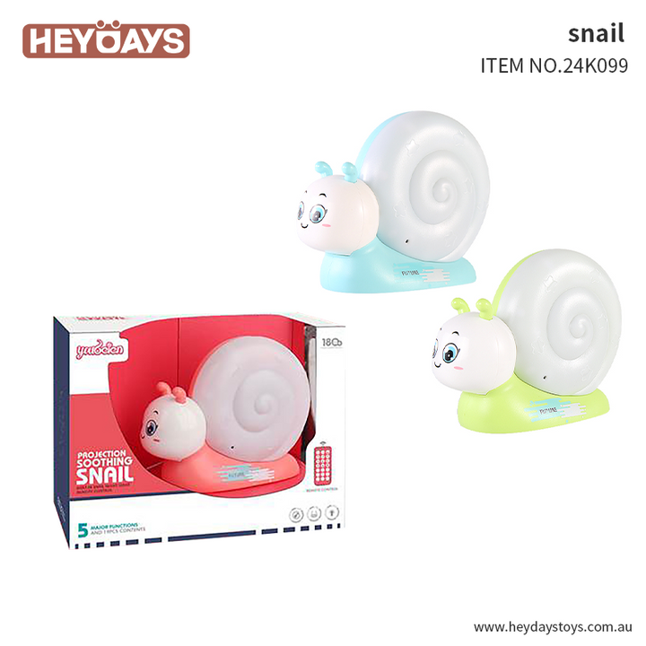 Snail Baby Sleep Projector Night Light (Set K099)