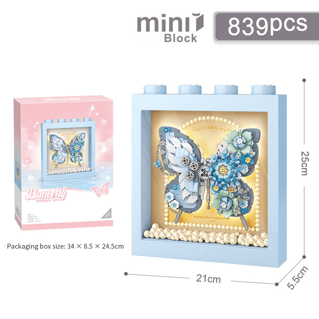 Blue Butterfly Display Frame(Set 1961)