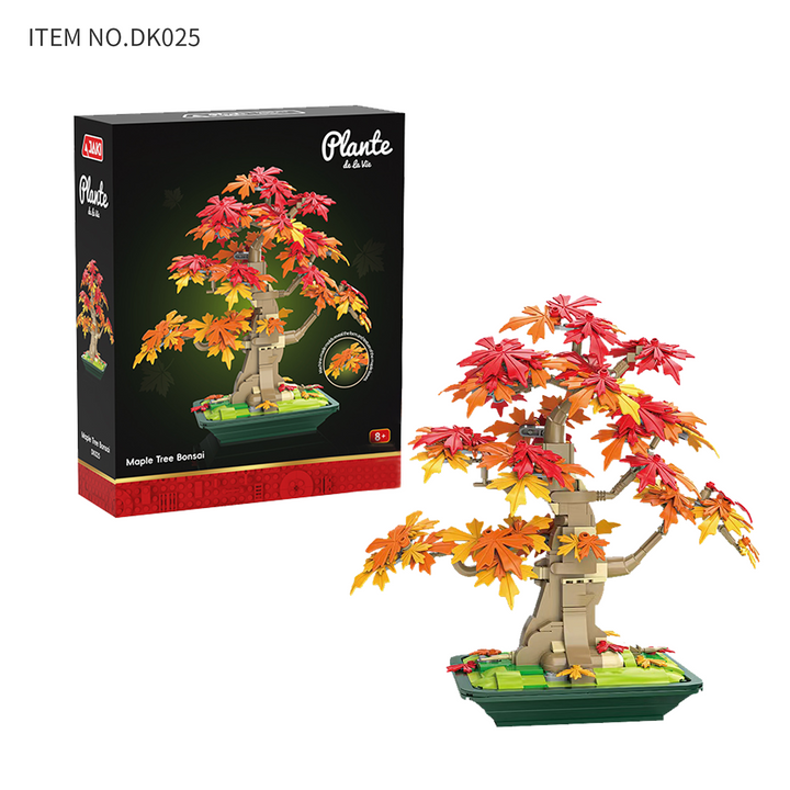 Autumn Maple Bonsai Tree Building Set Japanese Botanical Collection (Set DK025)