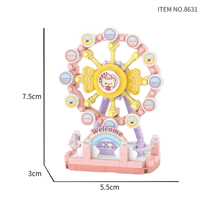 Mini Micro Blocks Amusement Park (Set 8629–8632)