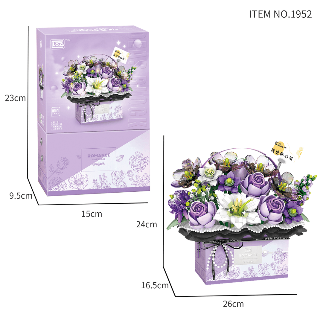 Flower Gift Box Purple (Set 1952)