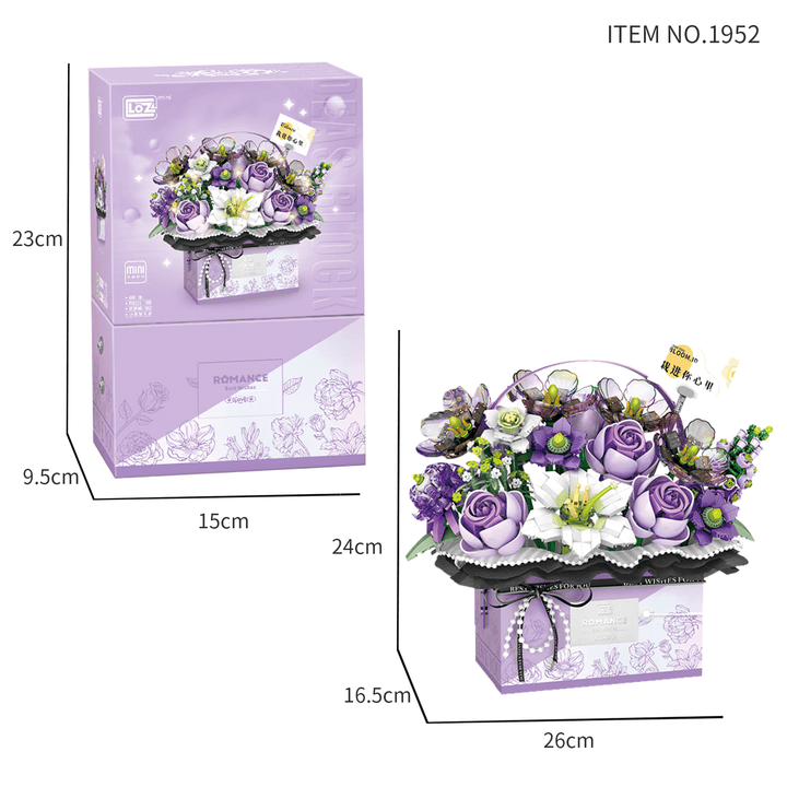 Flower Gift Box Purple (Set 1952)