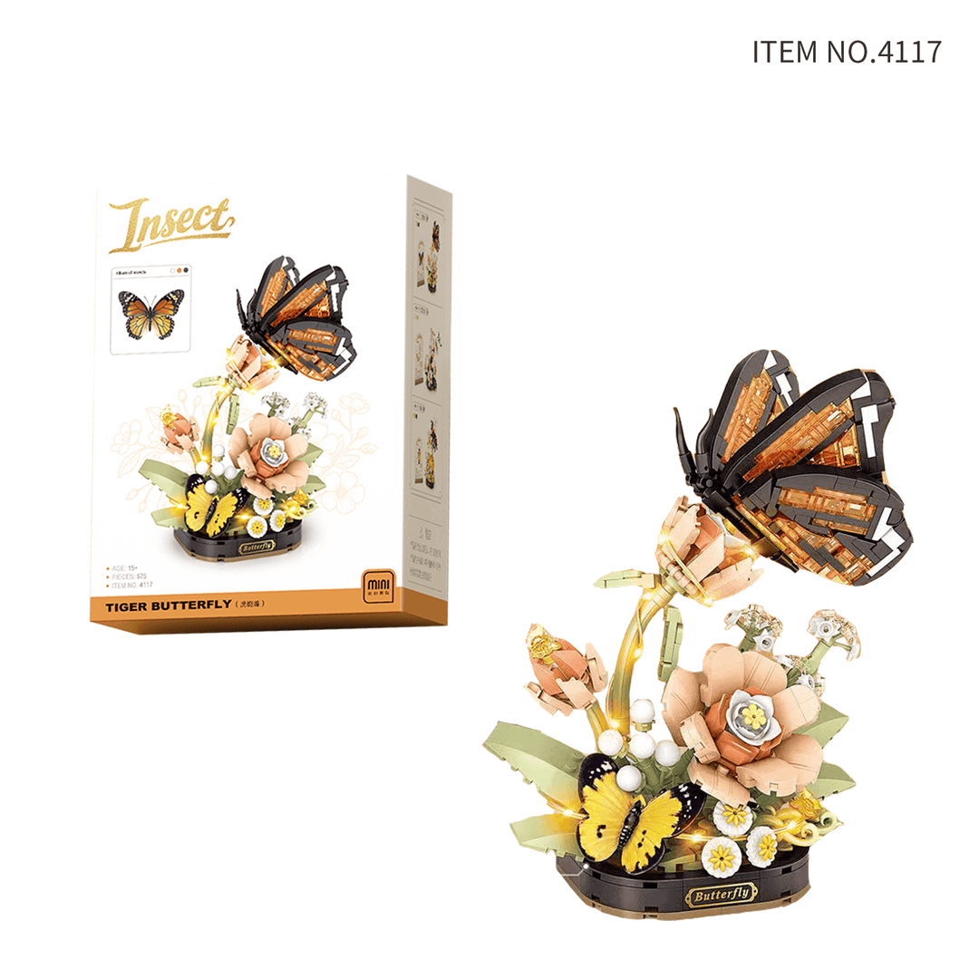 Tiger Butterfly Botanical Micro Building Kit (Set 4117)