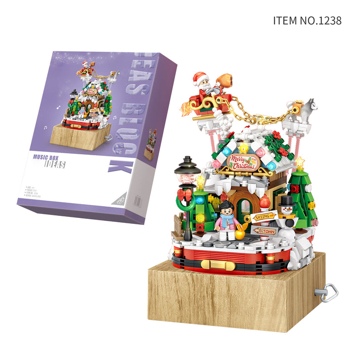 Christmas House Music Box (Set 1238)