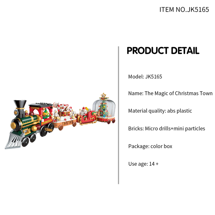 Christmas Train Building Block  (Set JK5165)