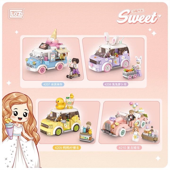 Summer Bunny Car (Set 4208)