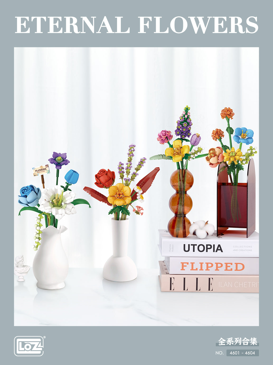 Eternal Flowers (Blue Edition)(Set 4602) – Heydaystoys