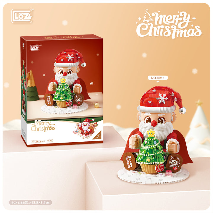 Santa Claus with christmas tree(set 4911)