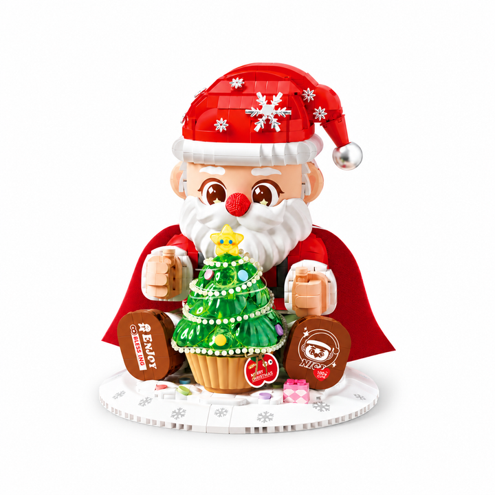 Santa Claus with christmas tree(set 4911)