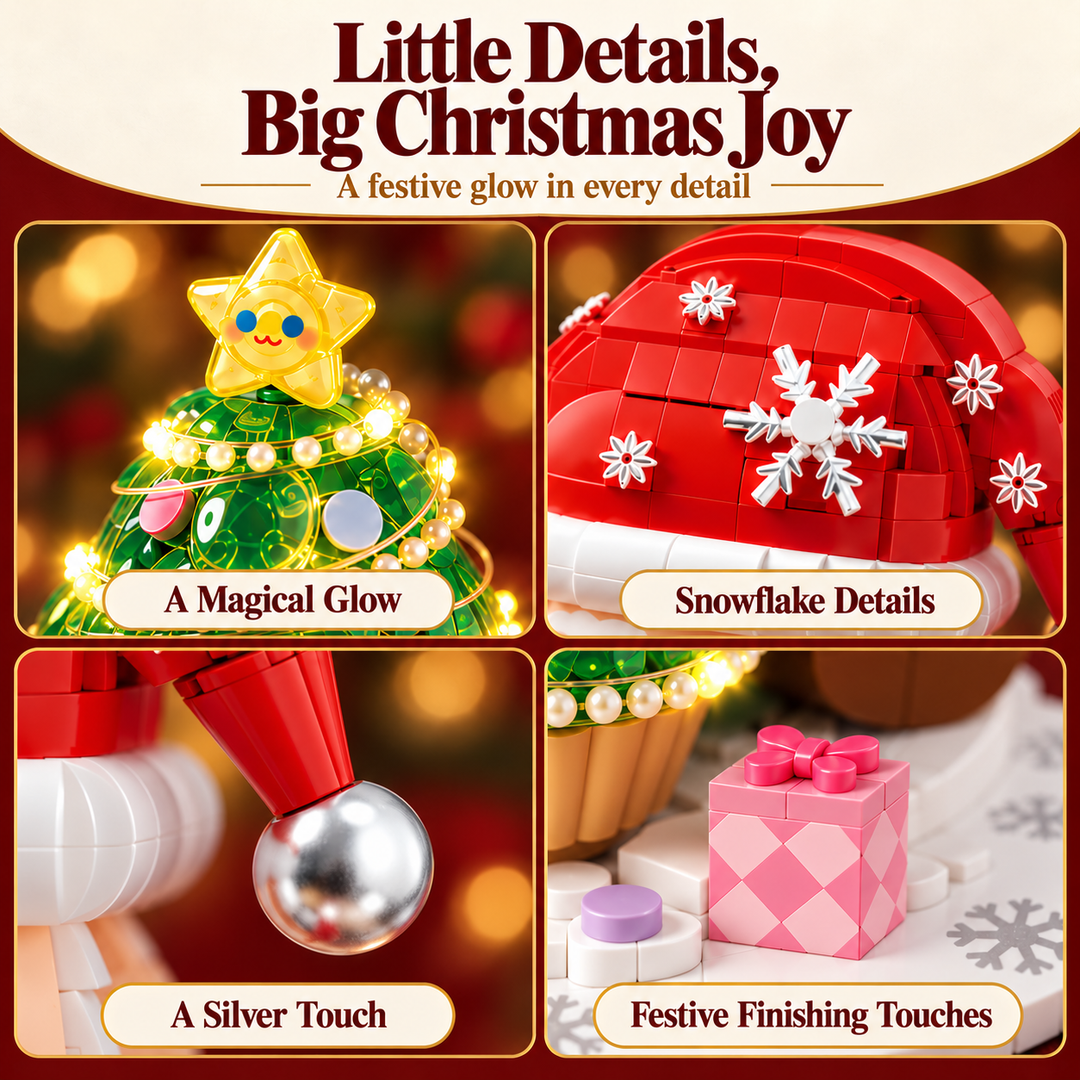 Santa Claus with christmas tree(set 4911)