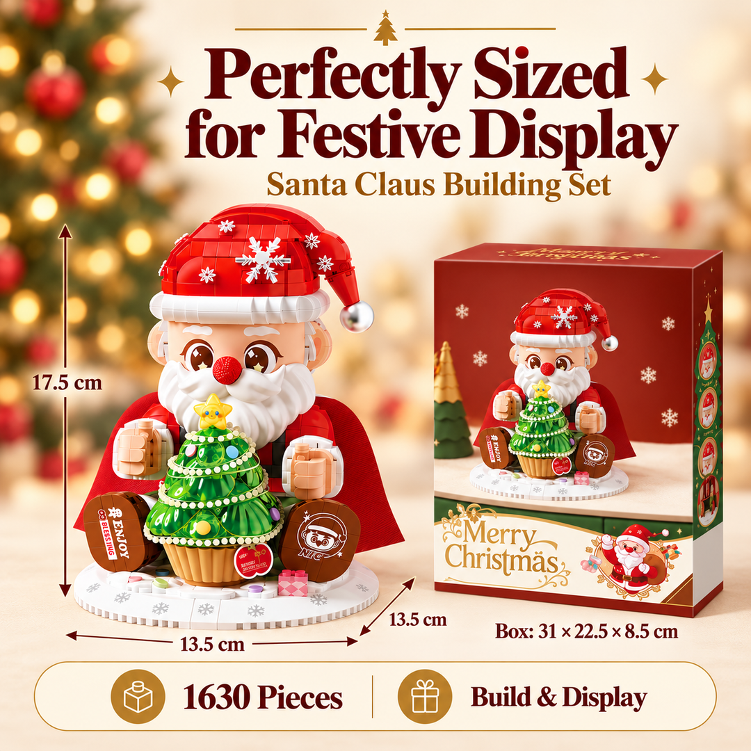 Santa Claus with christmas tree(set 4911)