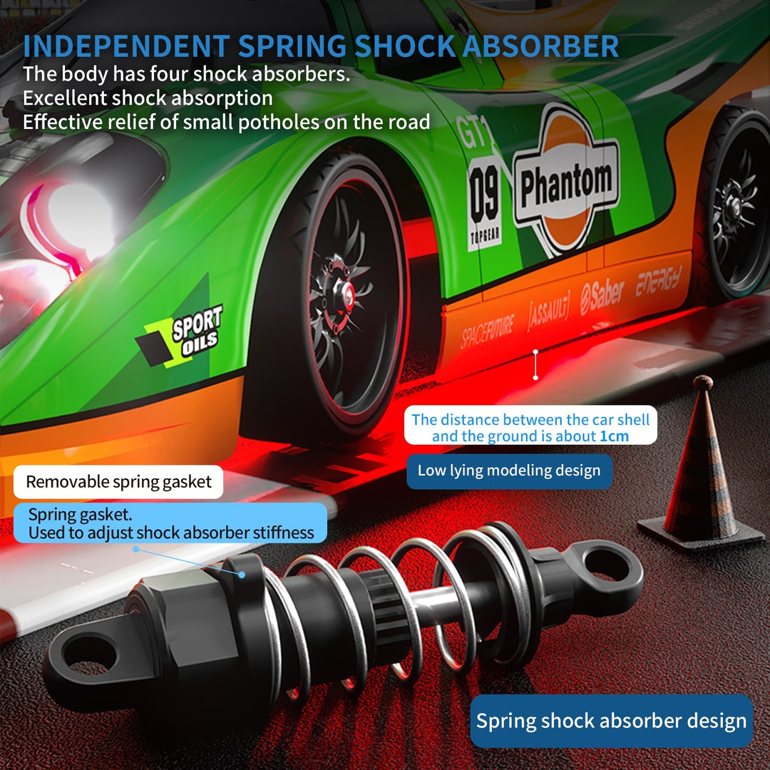 4WD Brushless RC Drift Car 60 km/h High Speed Remote Control Vehicle 1:16 Scale