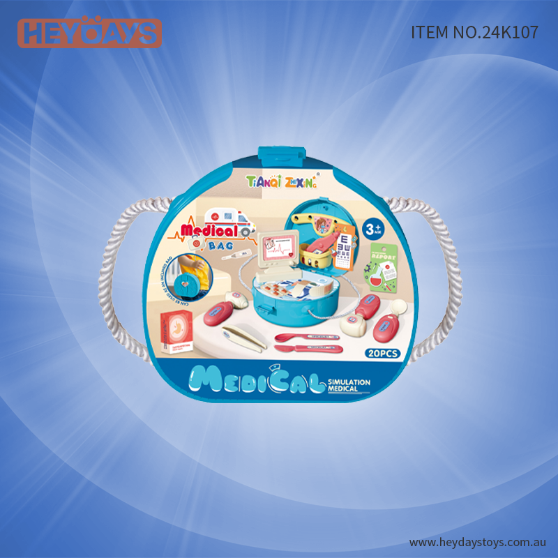 Pretend Play Doctor Kit Role Play Toy Medical Kit Playset Gift Kids Boys Girls