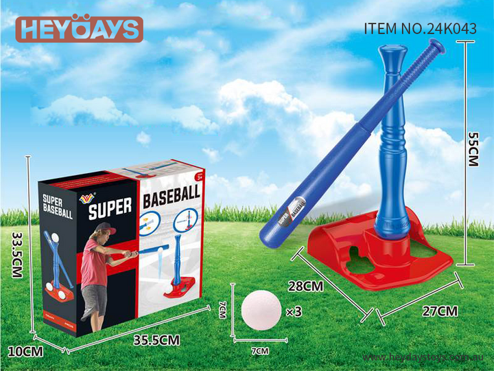 Baseball Tee Ball Set T Ball Set Totsport Indoor Outdoor Play Kid Toy Sport Gift