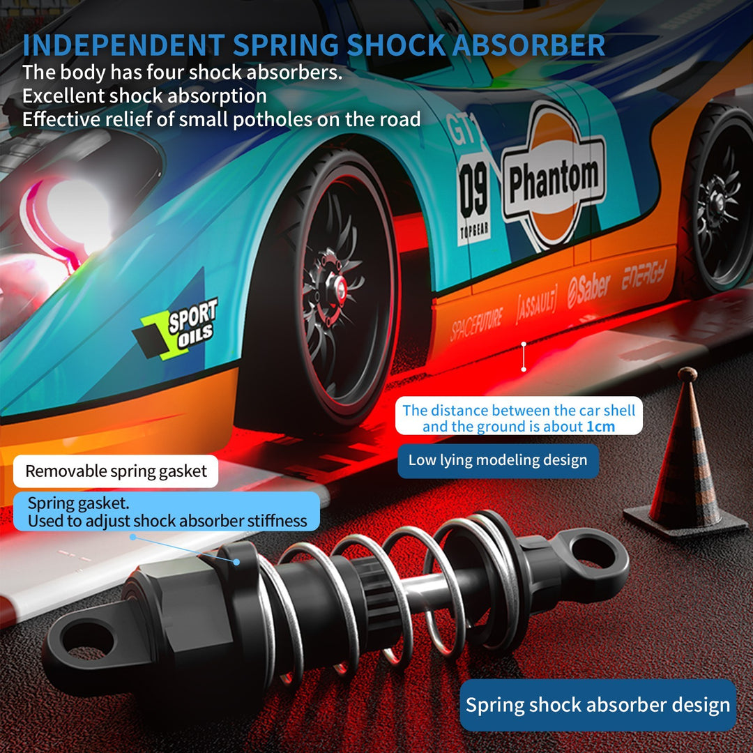 4WD Brushless RC Drift Car 60 km/h High Speed Remote Control Vehicle 1:16 Scale