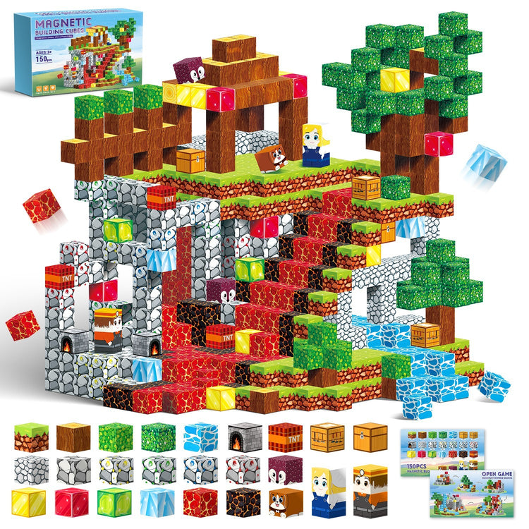 150pc Magnetic Building Blocks
