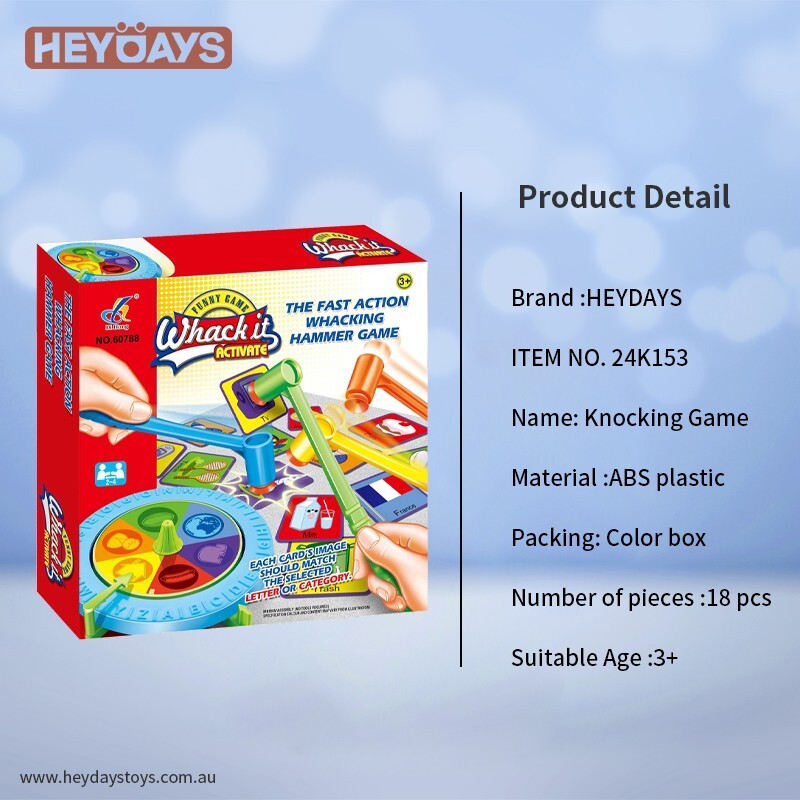Whacking Game Hammering Toy Board Game Family Party Game Gift Kids Boys Girls
