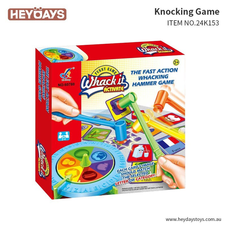 Whacking Game Hammering Toy Board Game Family Party Game Gift Kids Boys Girls